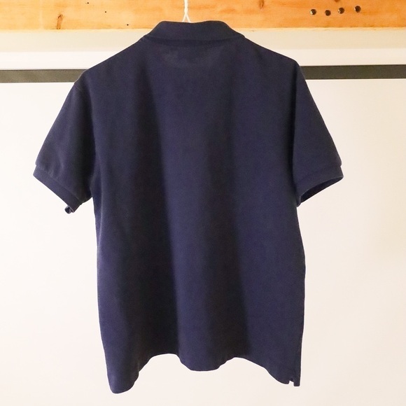 COPY - LACOSTE Navy Polo short sleeved  shirt size medium - Picture 2 of 6